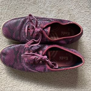 Snakeskin Keds